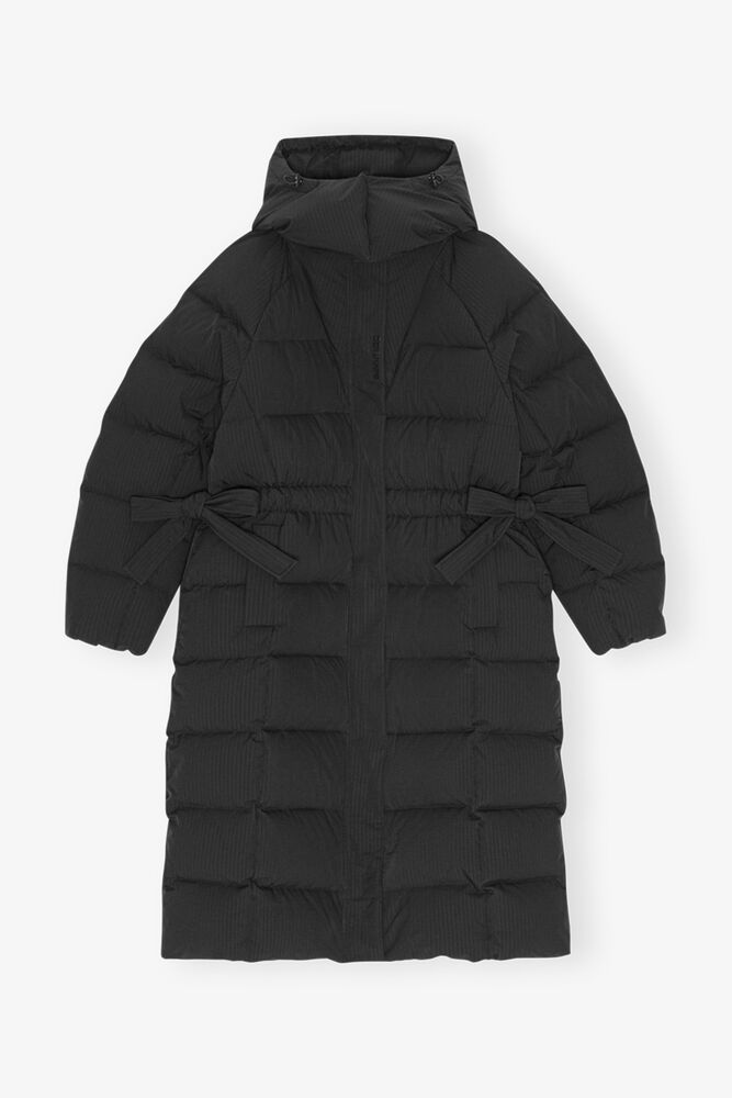Black Tech Puffer-kåpe, Black