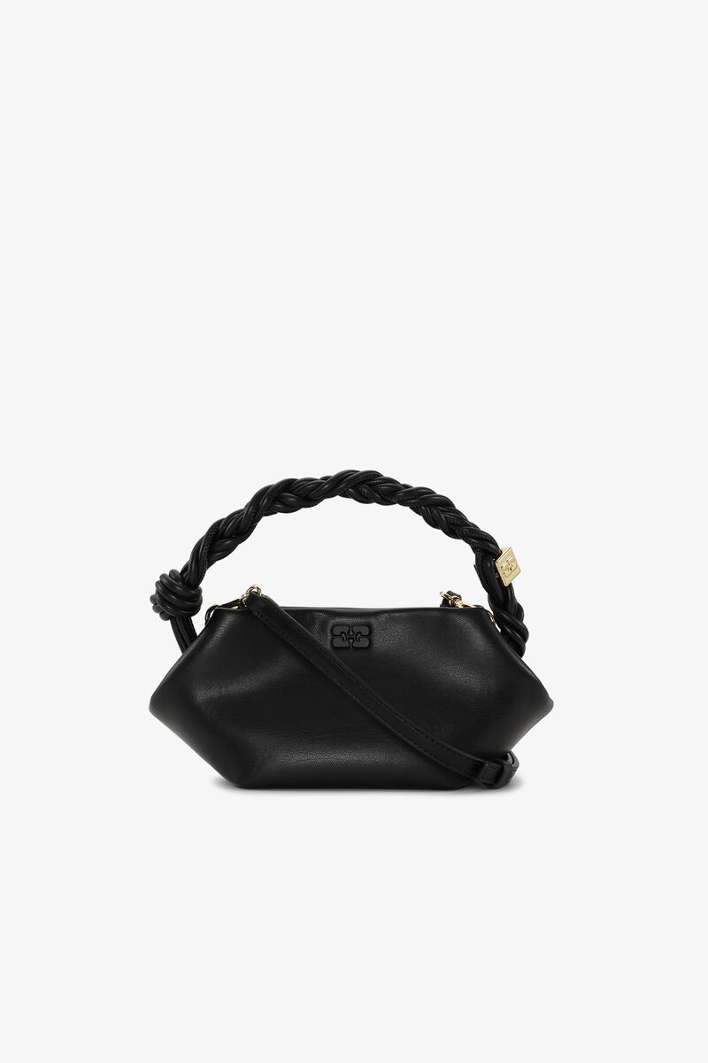 Black Mini GANNI Bou Bag, Polyester, in colour Black - 1 - GANNI