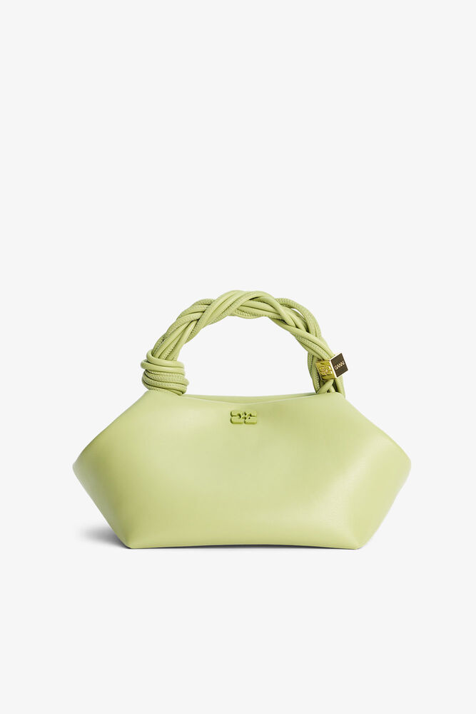 Light Green Small GANNI Bou Bag, Mosstone