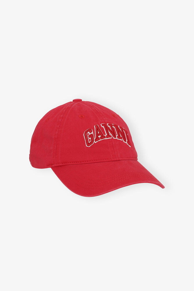 Red Canvas Cap, Fiery Red