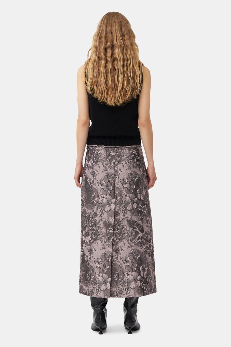 Black Graphic Vest, Recycled Polyamide, in colour Black - 3 - GANNI