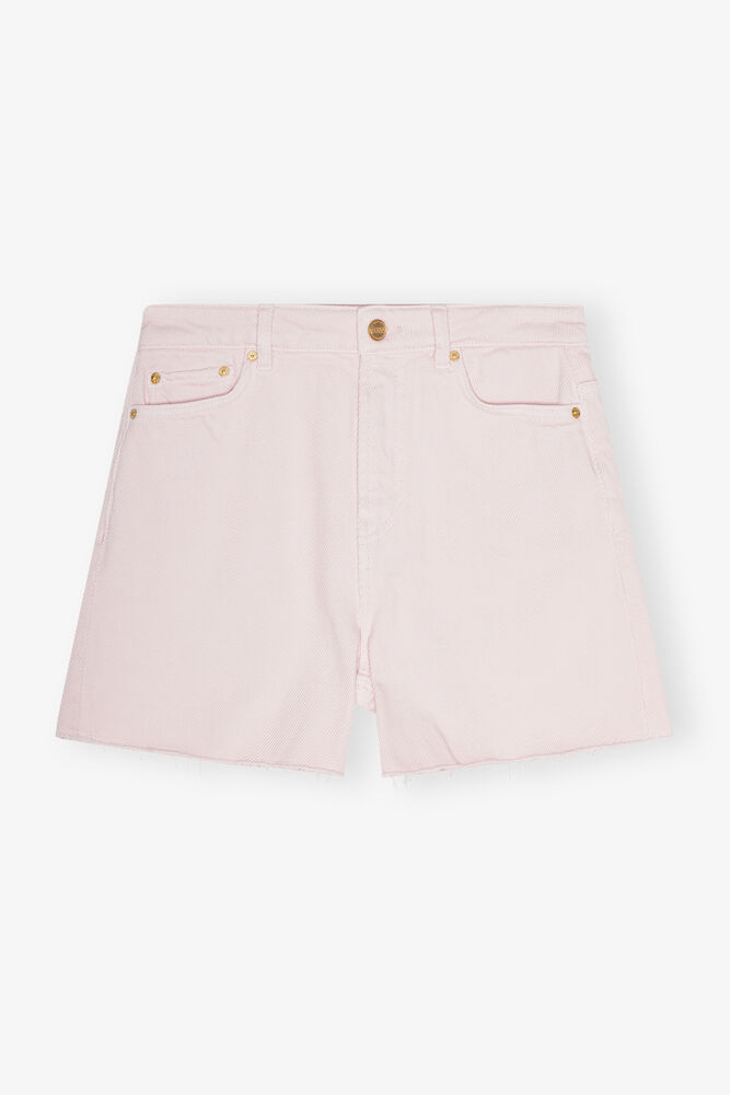 Light Pink Denim Shorts, Mauve Chalk