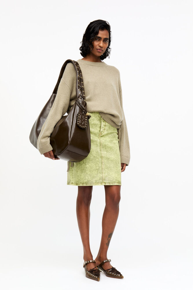 Dark-Olive Oleatex XXL Hobo Bag, Dark Olive