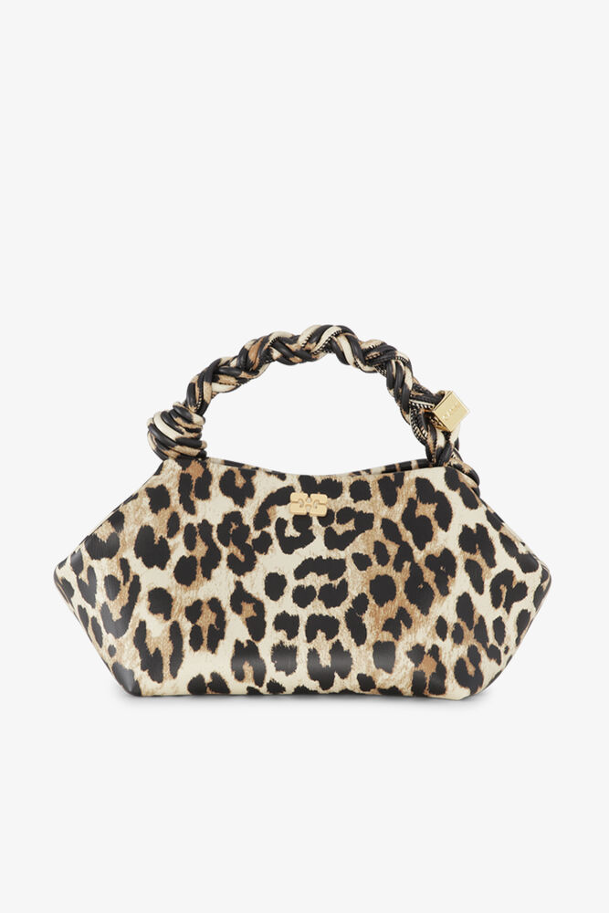 Leopard Small GANNI Bou Bag, Leopard
